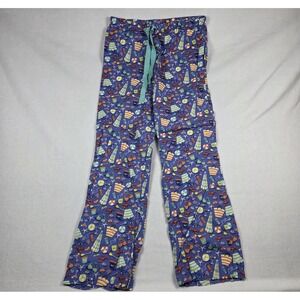 Vineyard Vines Cotton Pajama Lounge Pants Women's XS Blue‎ Beach Summer
